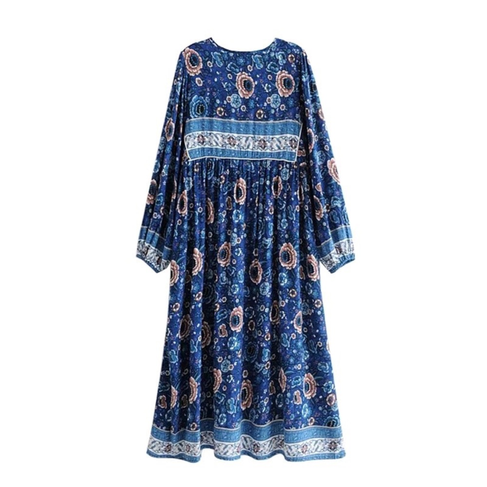 5βοΈ FAV BESTSELLER Zahara Gypsy Peasant Dress Gown - Picture 2 of 5
